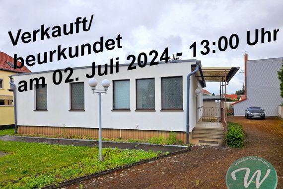 Gelegenheit Nr. 35: Kleiner Saalbau (Holzfachwerk) auf gefragtem Grundstück in Erfurt